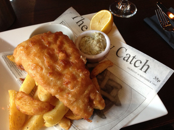 fish and chips por Smabs Sputzer Flickr